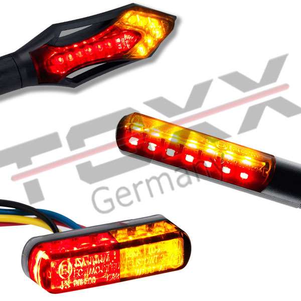 Blinker mit Rücklicht und Bremslicht anschließen und erlabubt ToXx