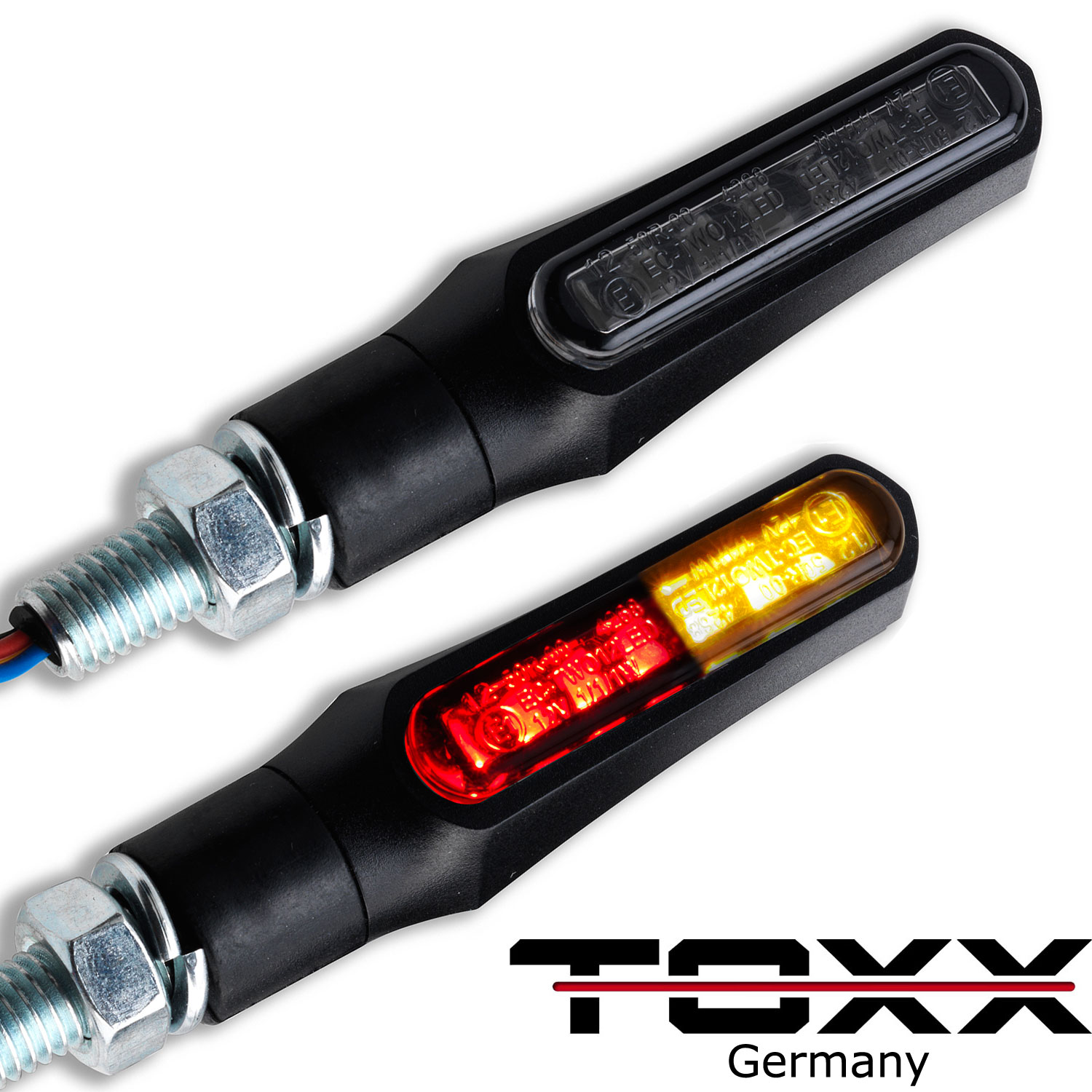 Toxx In Led R Cklicht Blinker Shark X Schwarz Get Nt Blinker