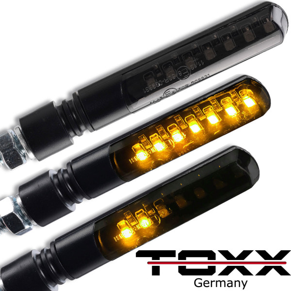 ToXx LED Blinker Sequentiell Blade schwarz getönt