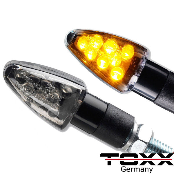 ToXx LED Blinker Wizzard schwarz klar