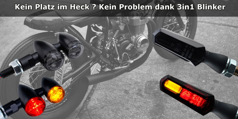 Auto-LED-Rückfahrscheinwerfer Wasserdichtes Motorrad Blinker