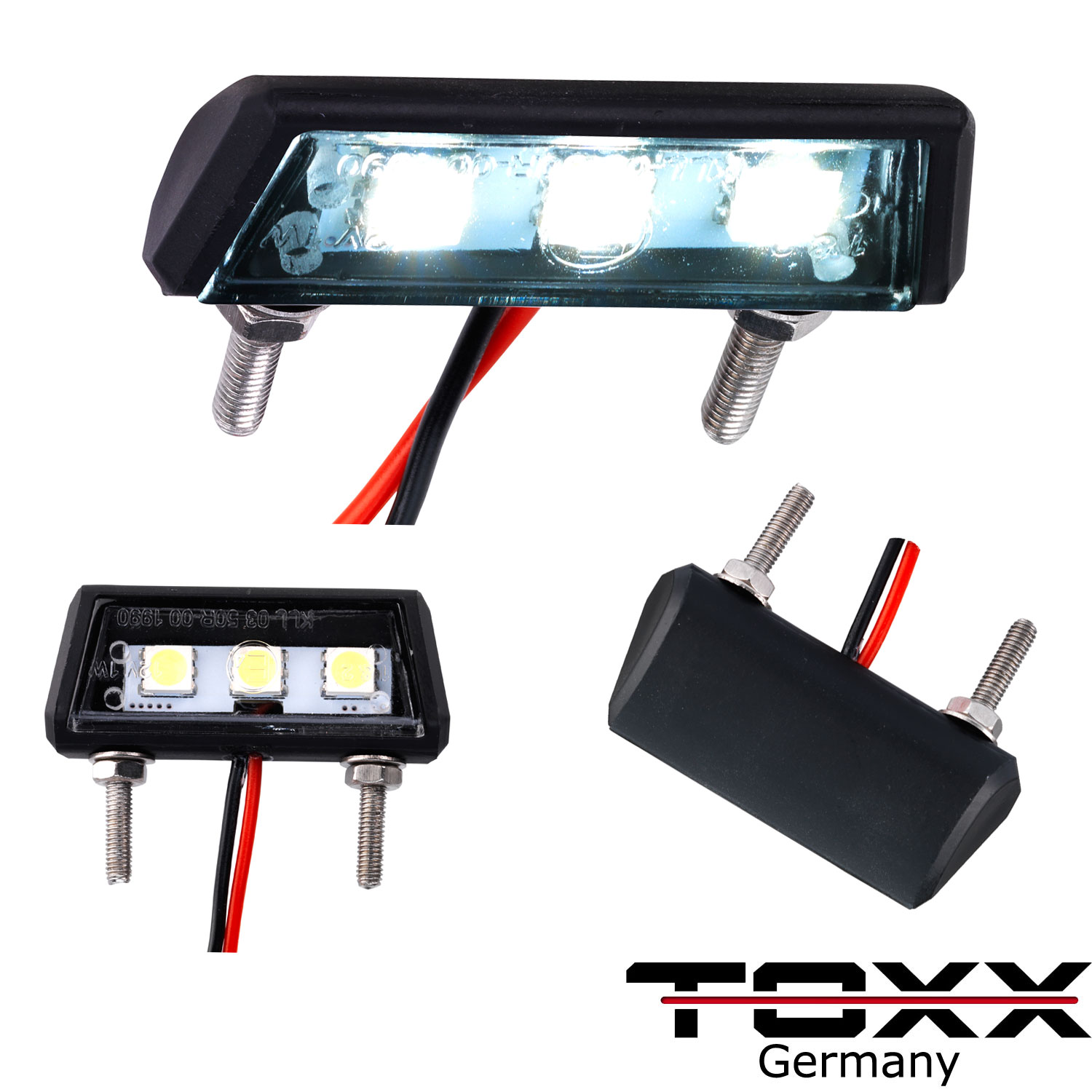 ToXx LED Kennzeichen Beleuchtung X3, Kennzeichenbeleuchtung